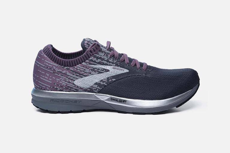 Brooks Ricochet Women's Road Running Shoes - Grey (76984-POBN)